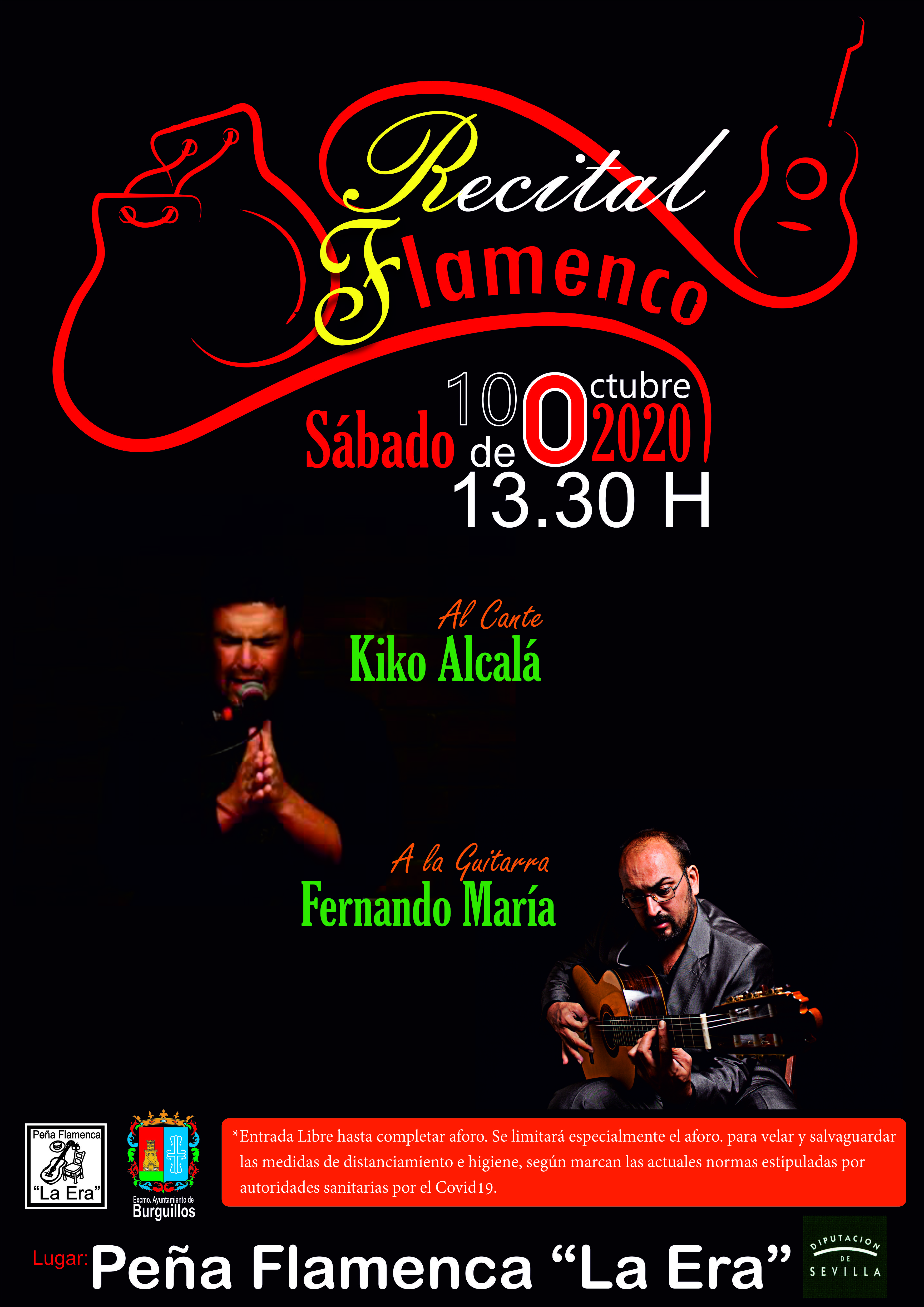 recital flamenco dipu octubre 2020