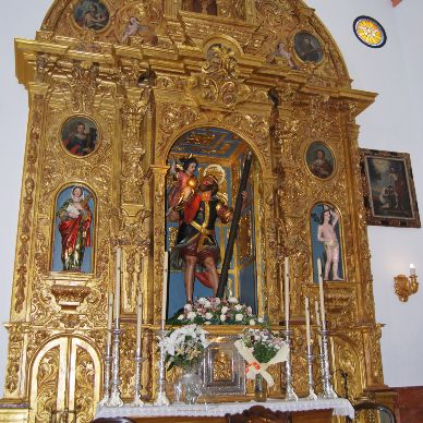 retablo mayor de San Cristóbal Mártir