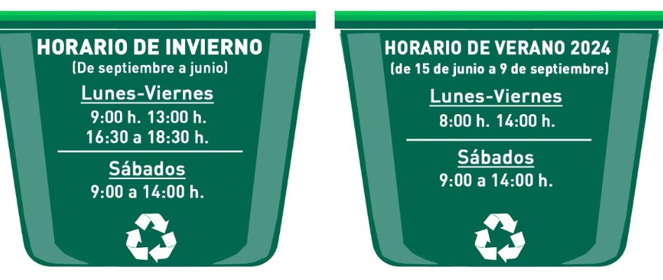 PUNTO LIMPIO HORARIO VERANO 2024